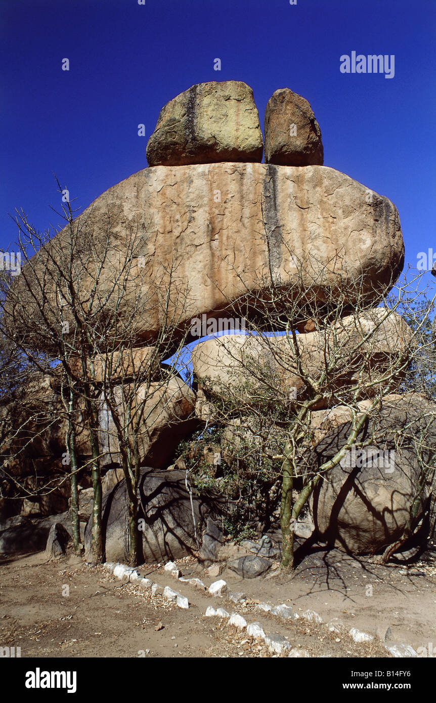 geography / travel, Zimbabwe, landscapes, Matobo National Park, granite