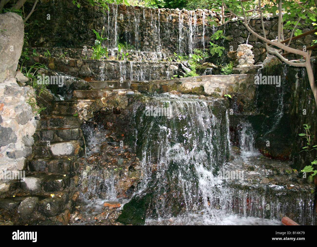 Waterfall crete greece hi-res stock photography and images - Alamy