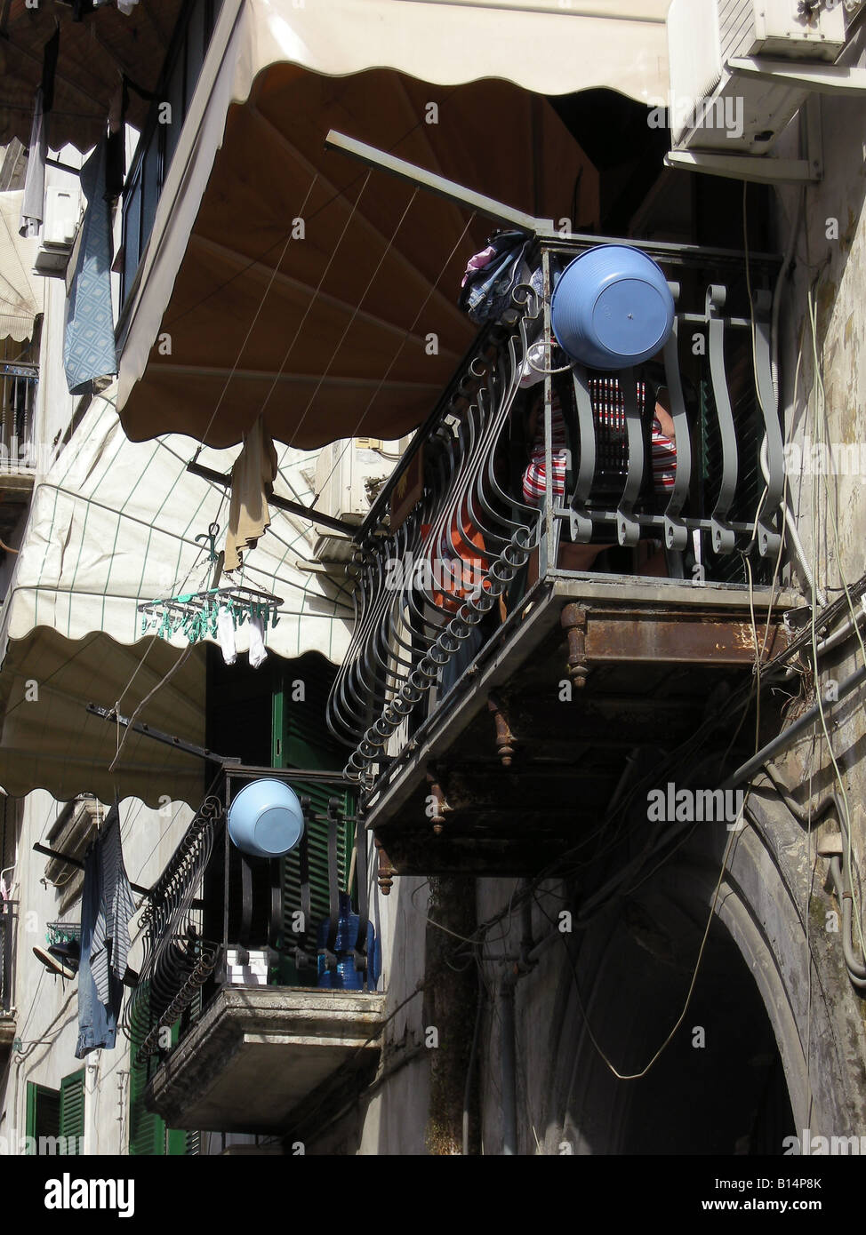 Baskets - Napoli - Campania South Italy Stock Photo