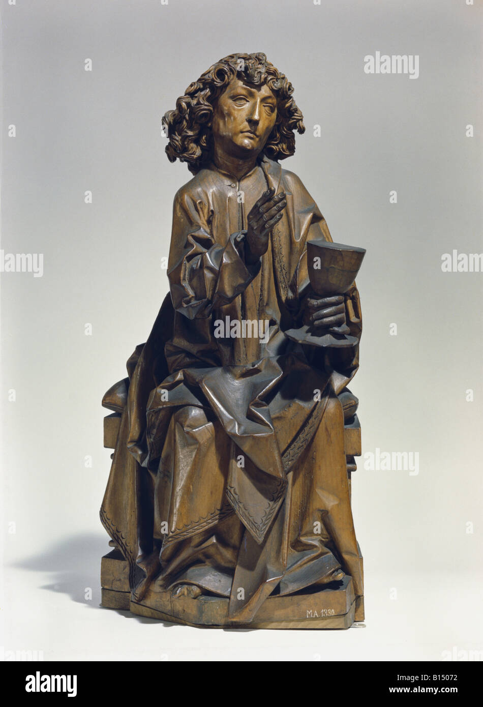 fine arts, Riemenschneider, Tilman (circa 1460 - 1531), sculpture, "Madonna der Verkuendigung" ("Madonna of the annunciation"), circa 1515, wood, Bavarian national museum, Munich, , Artist's Copyright has not to be cleared Stock Photo