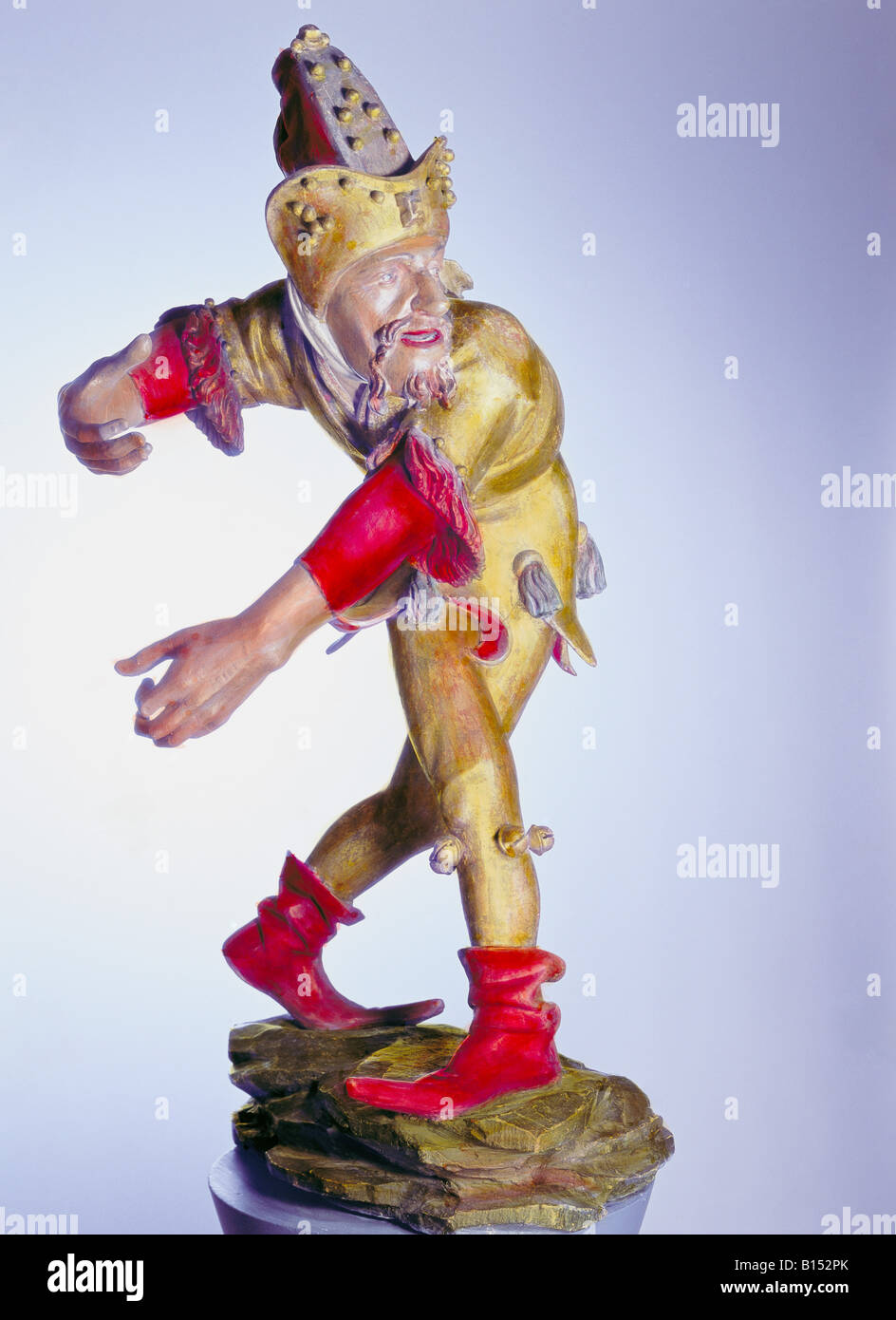 fine arts, Grasser, Erasmus (circa 1450 - 1518), sculpture, Morris Dancer, wood carving, 1480, Stadtmuseum, Munich, , Artist's Copyright has not to be cleared Stock Photo