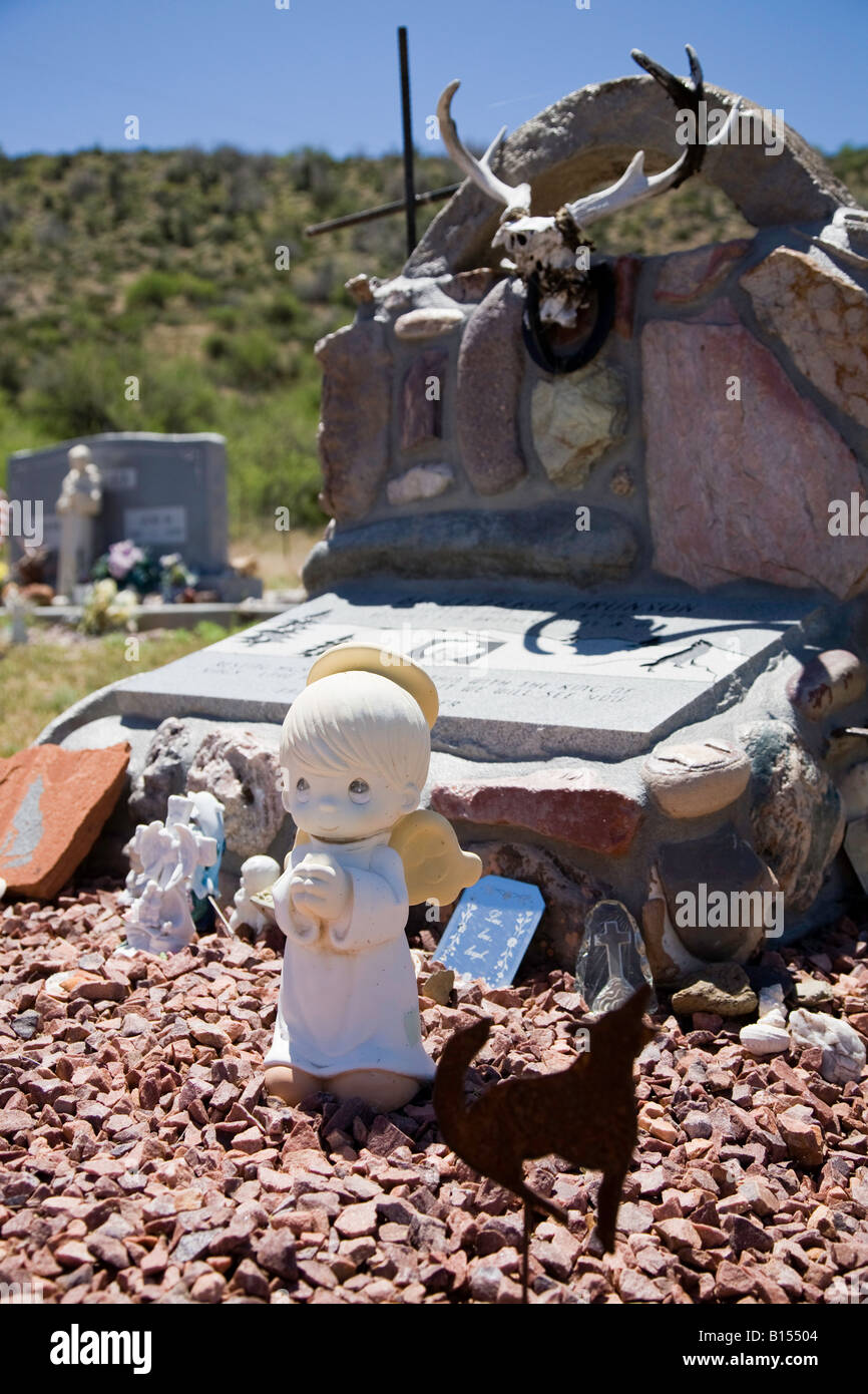 Eclectic Grave Stock Photo