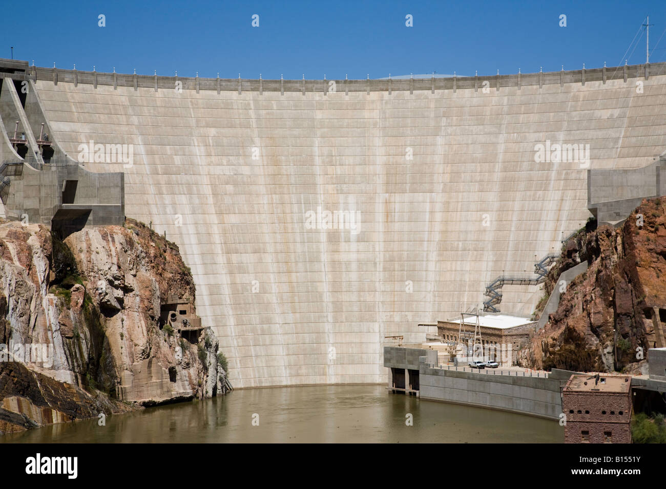 The Roosevelt Dam Stock Photo