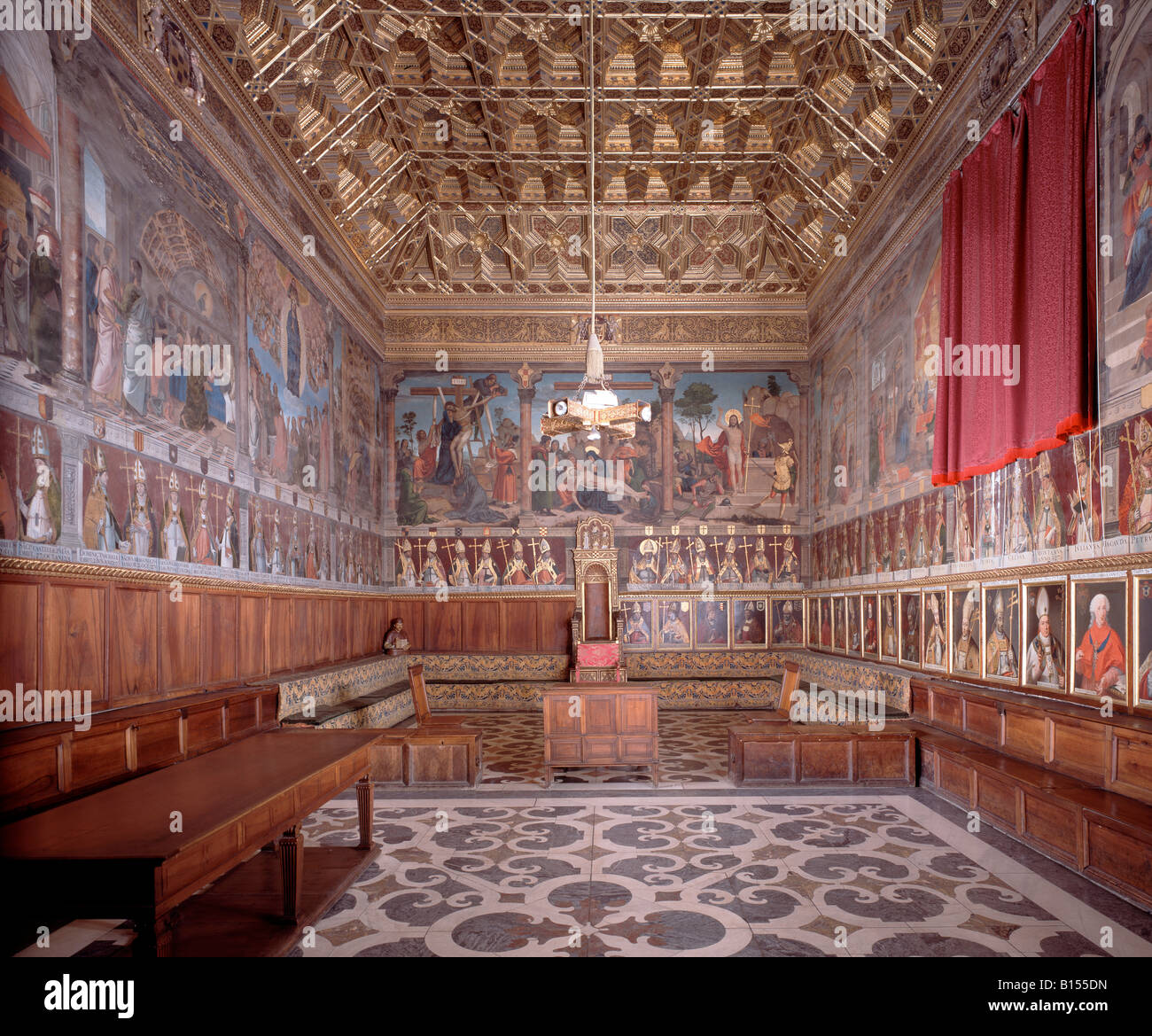 Toledo, Kathedrale, catedral, Sala Capitular, Kapitelsaal Stock Photo