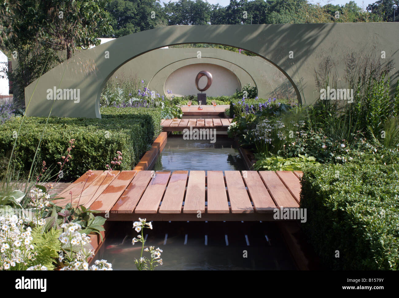 garden designed by Paul Martin for Bloom 2008 Phoenix Park Dublin Stock Photo