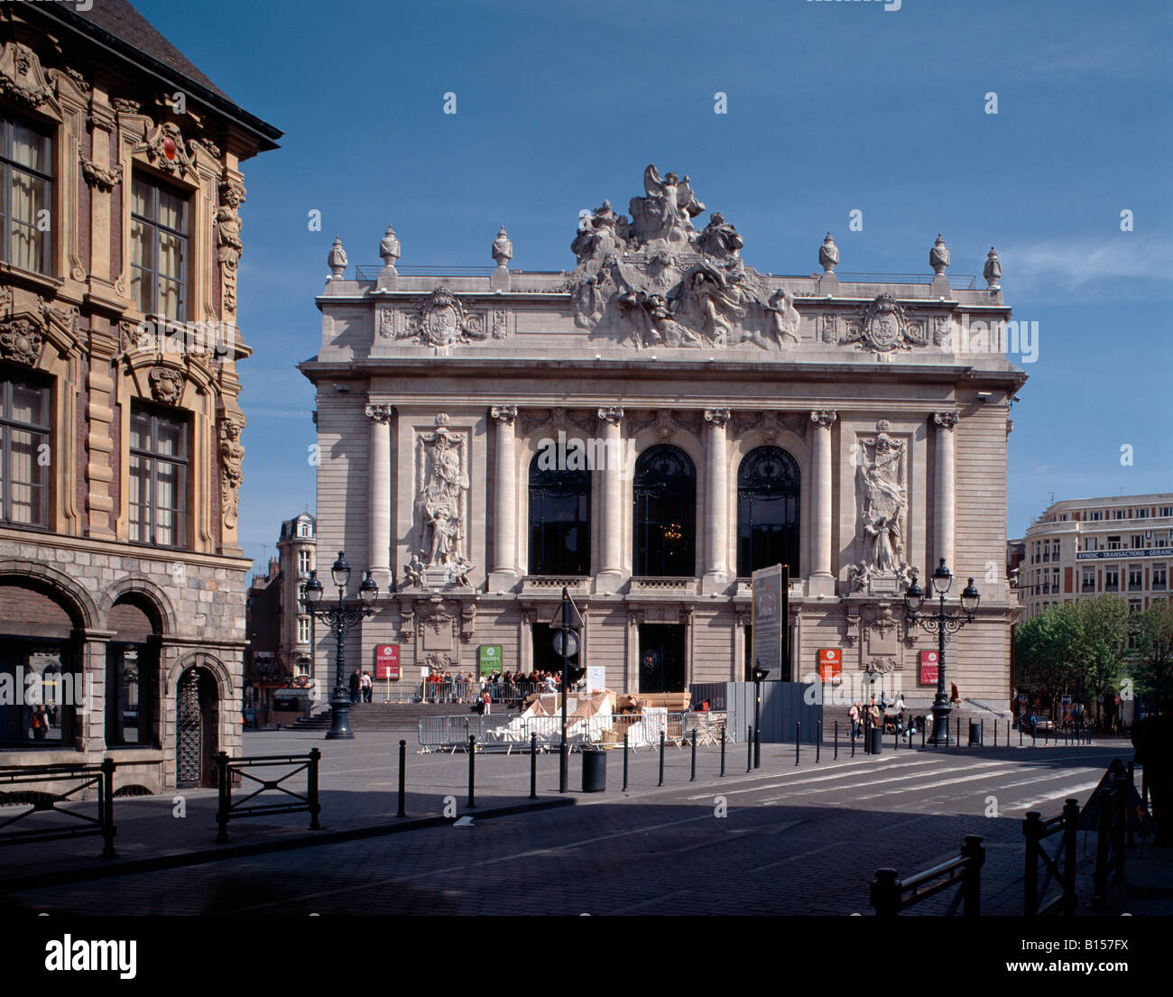 Lille, Oper, Opera Louis Cordonnier, Totale Stock Photo