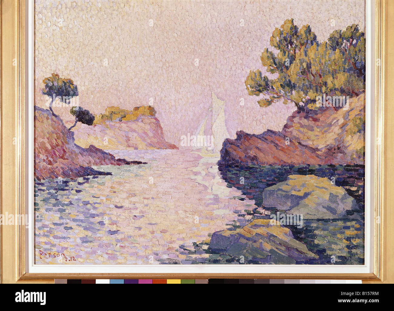 fine arts, Person, painting, 'La Calanque', 1912, Annonciade museum, Saint Tropez, France, Artist's Copyright has not to be cleared Stock Photo