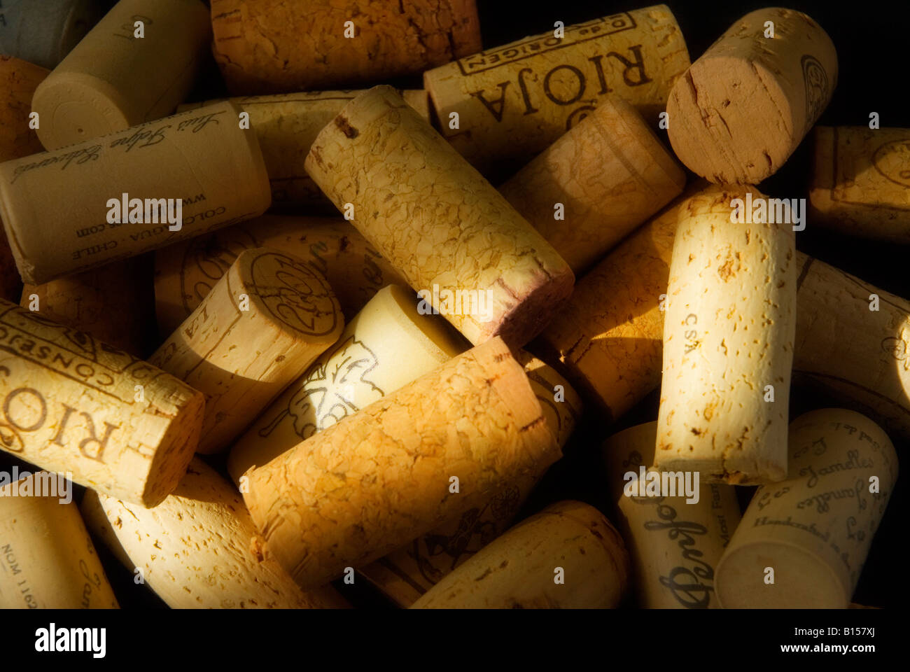 Wine bottle corks Stock Photo Alamy