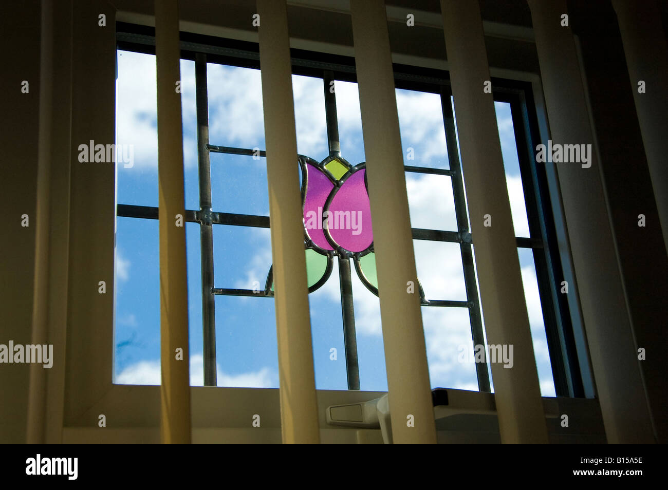 Stained glass window Stock Photo