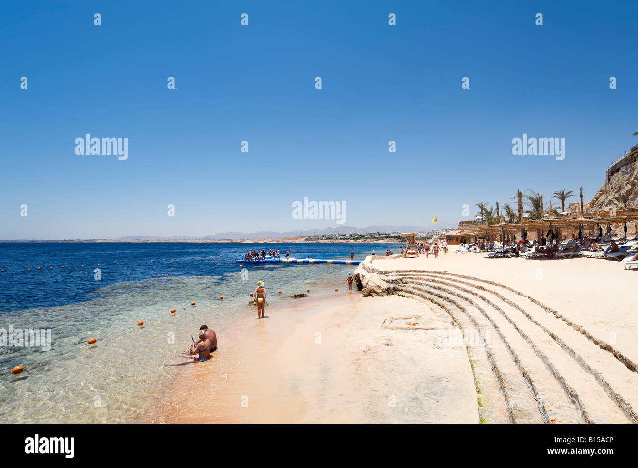 Beach outside the Reef Oasis Blue Hotel, El Basha Bay, Sharm elSheikh