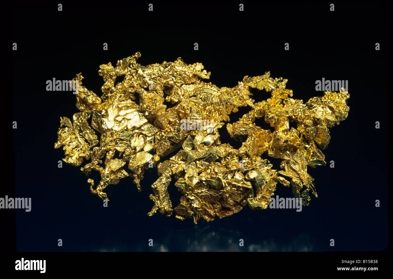 Gold Nugget Stock Photo