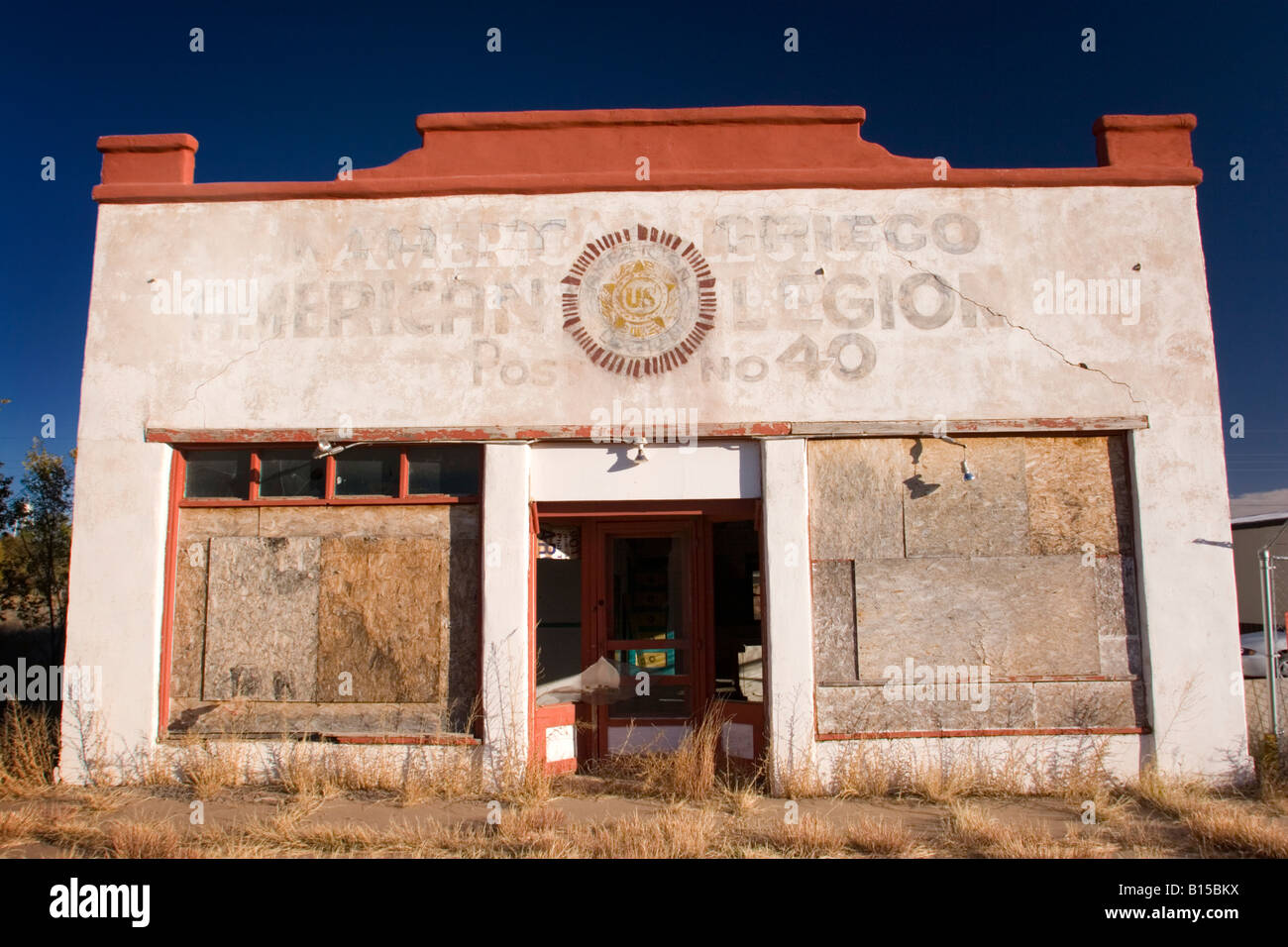 Vfw Building abandoned VFW building, New Mexico Stock Photo - Alamy