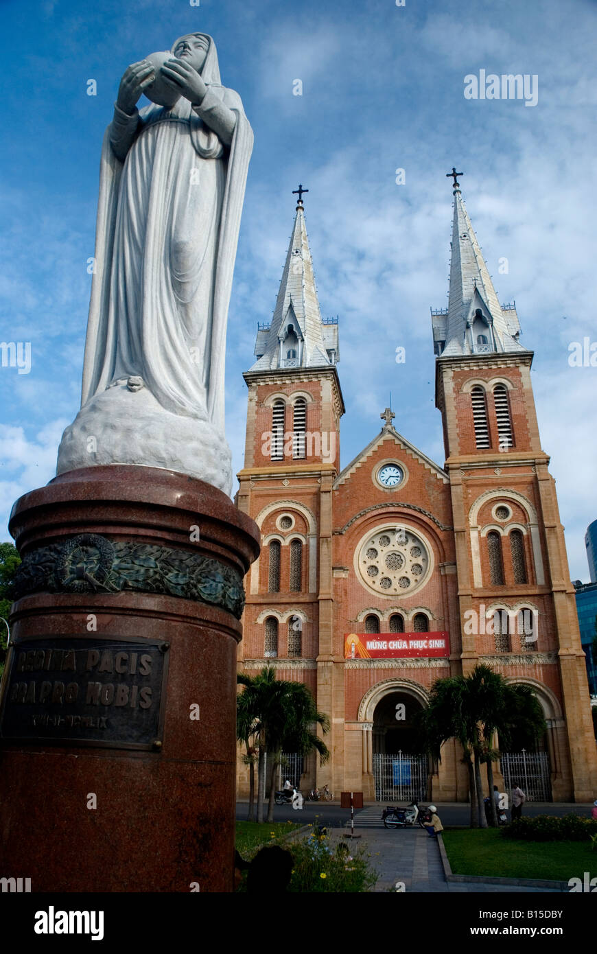 vietnam ho chi minh city notre dame cathedral Stock Photo