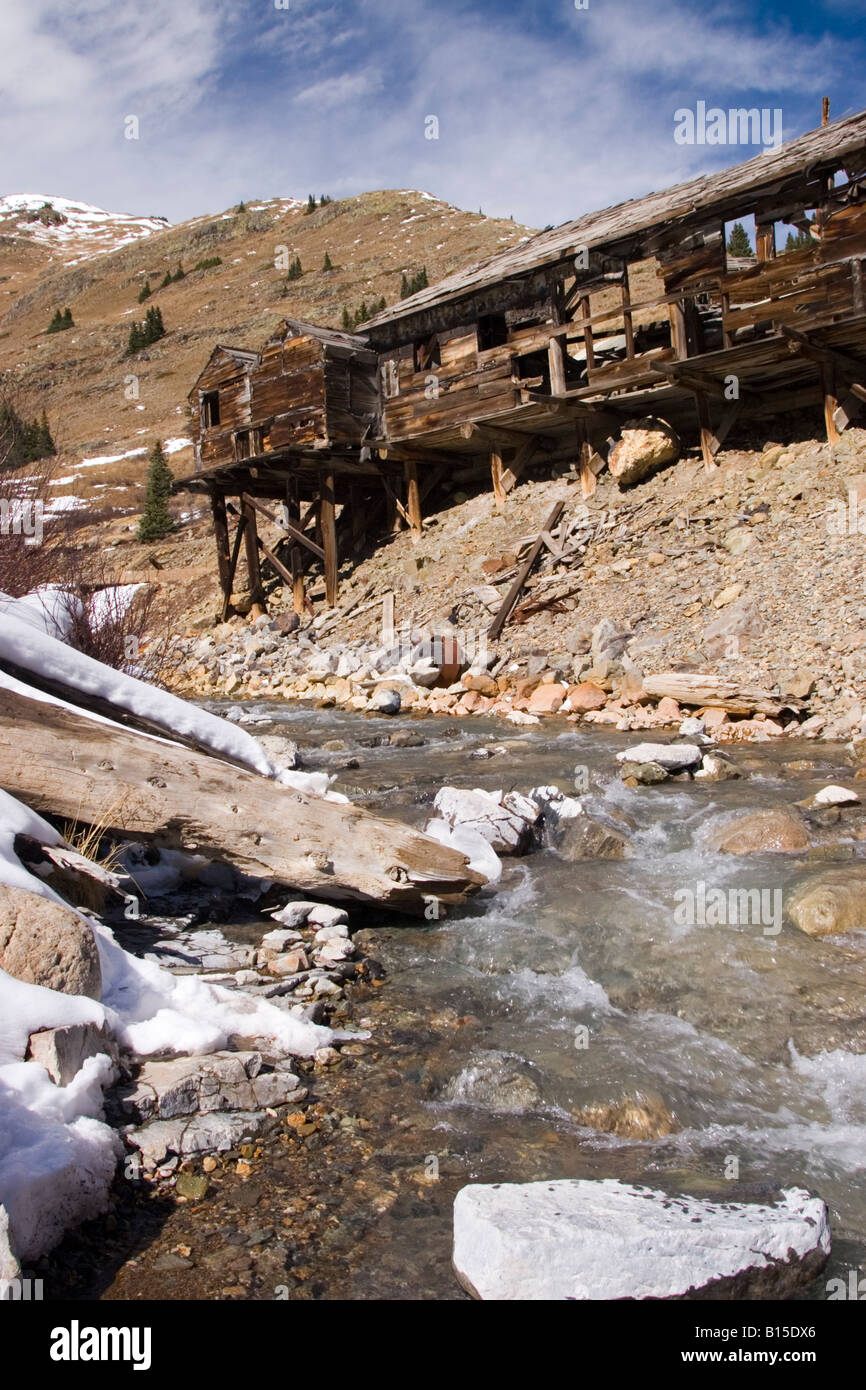 historic building, Animas Forks, Colorado Stock Photo Alamy