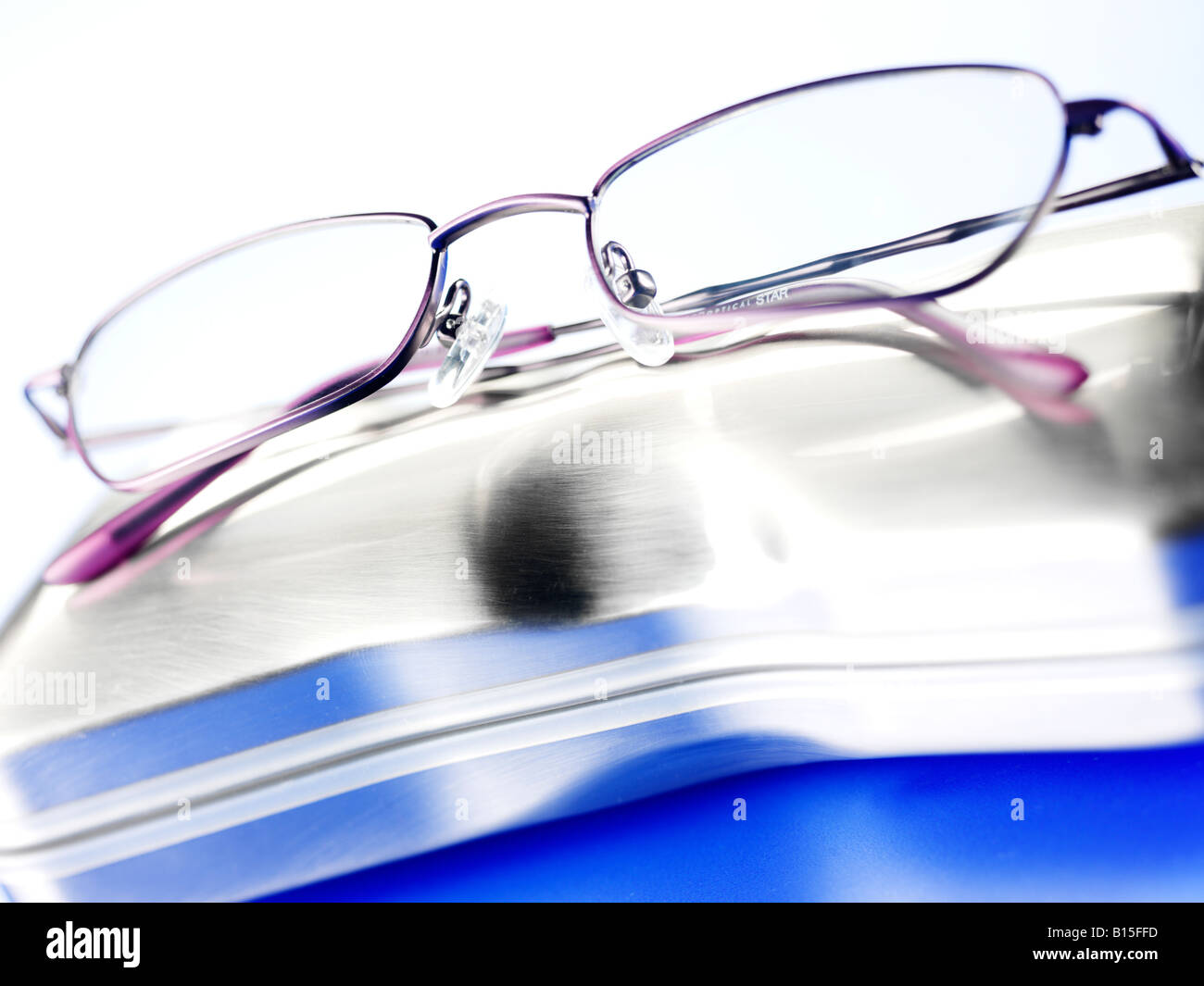 EYEGLASSES OR SPECTACLES Stock Photo