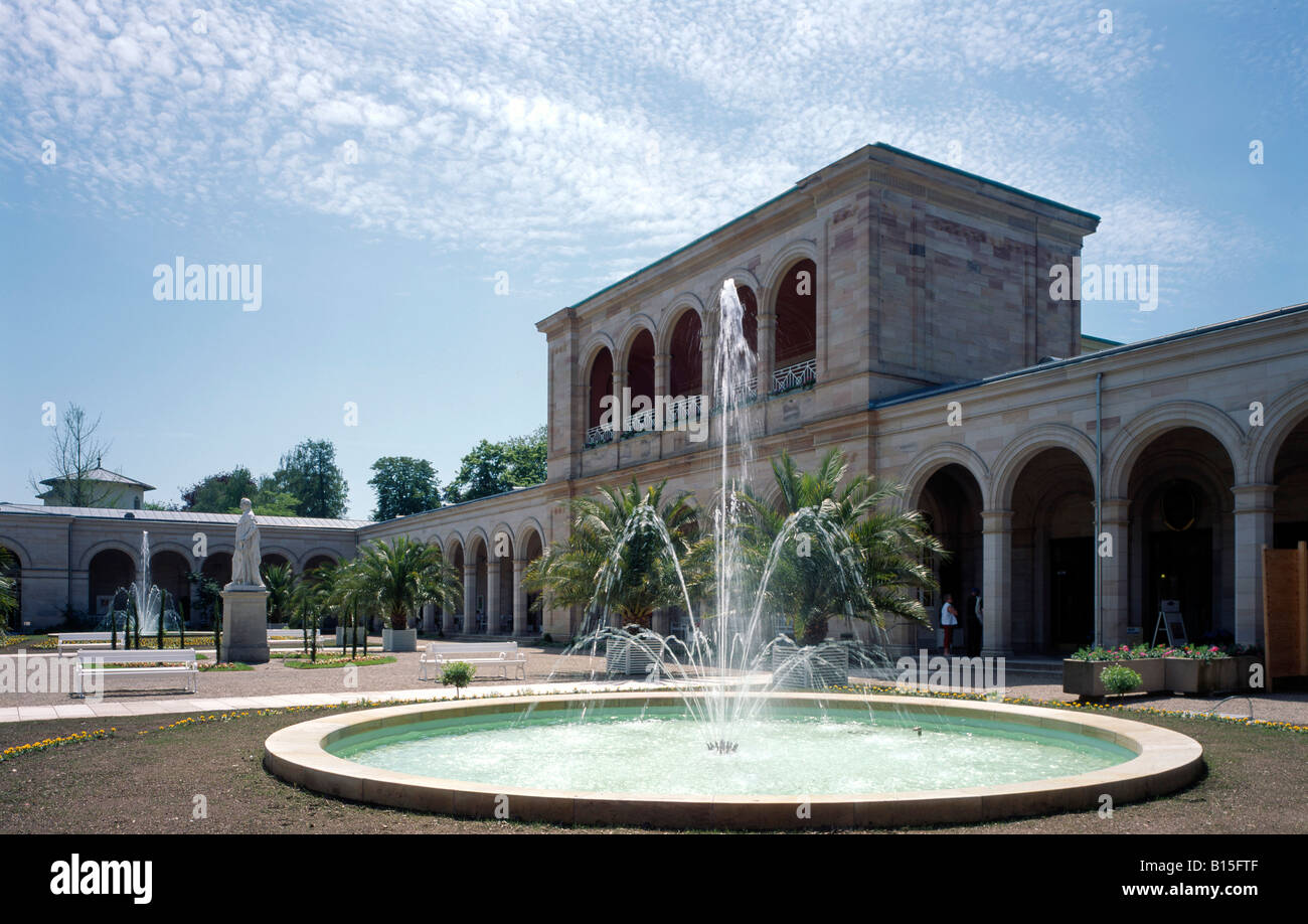 Bad Kissingen, Arkadenbau, Arkaden und Kurgarten Stock Photo - Alamy