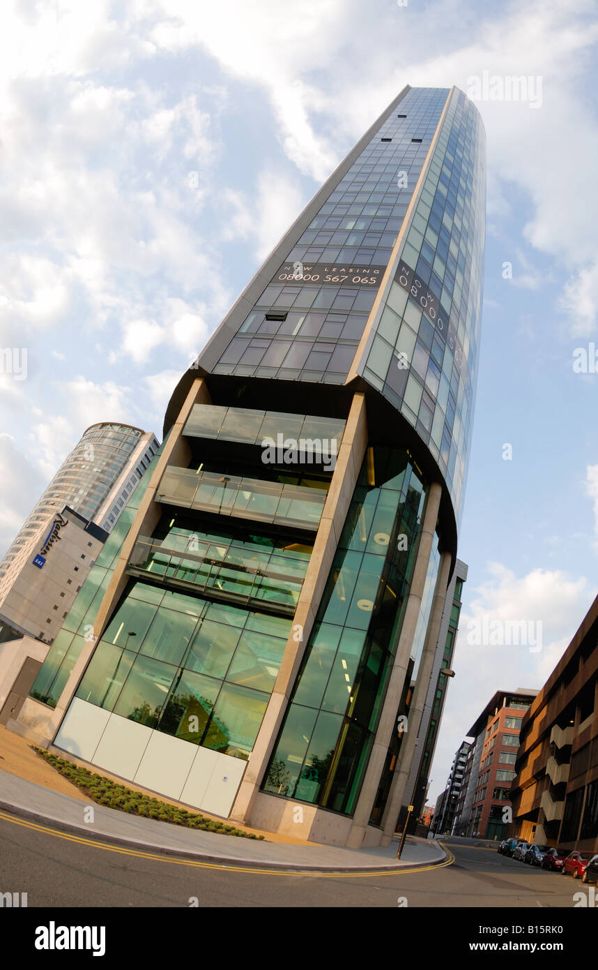 The Beetham Tower West, Liverpools tallest building (2008) at 90 metres 295 feet high. Stock Photo