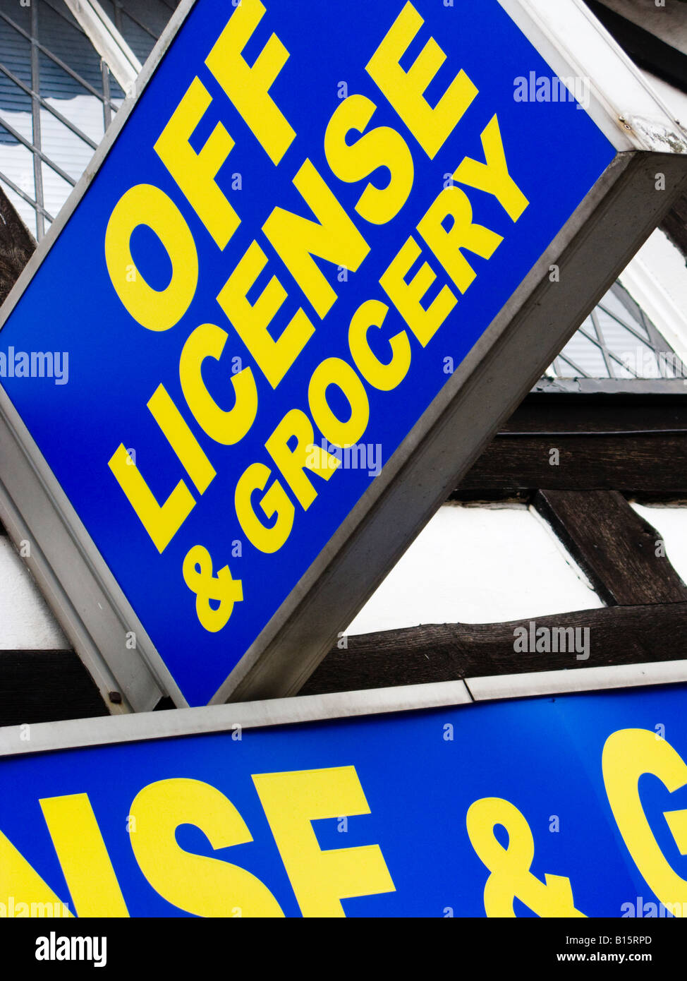 Off License and Grocery shop in Epsom, Surrey, England Stock Photo Alamy
