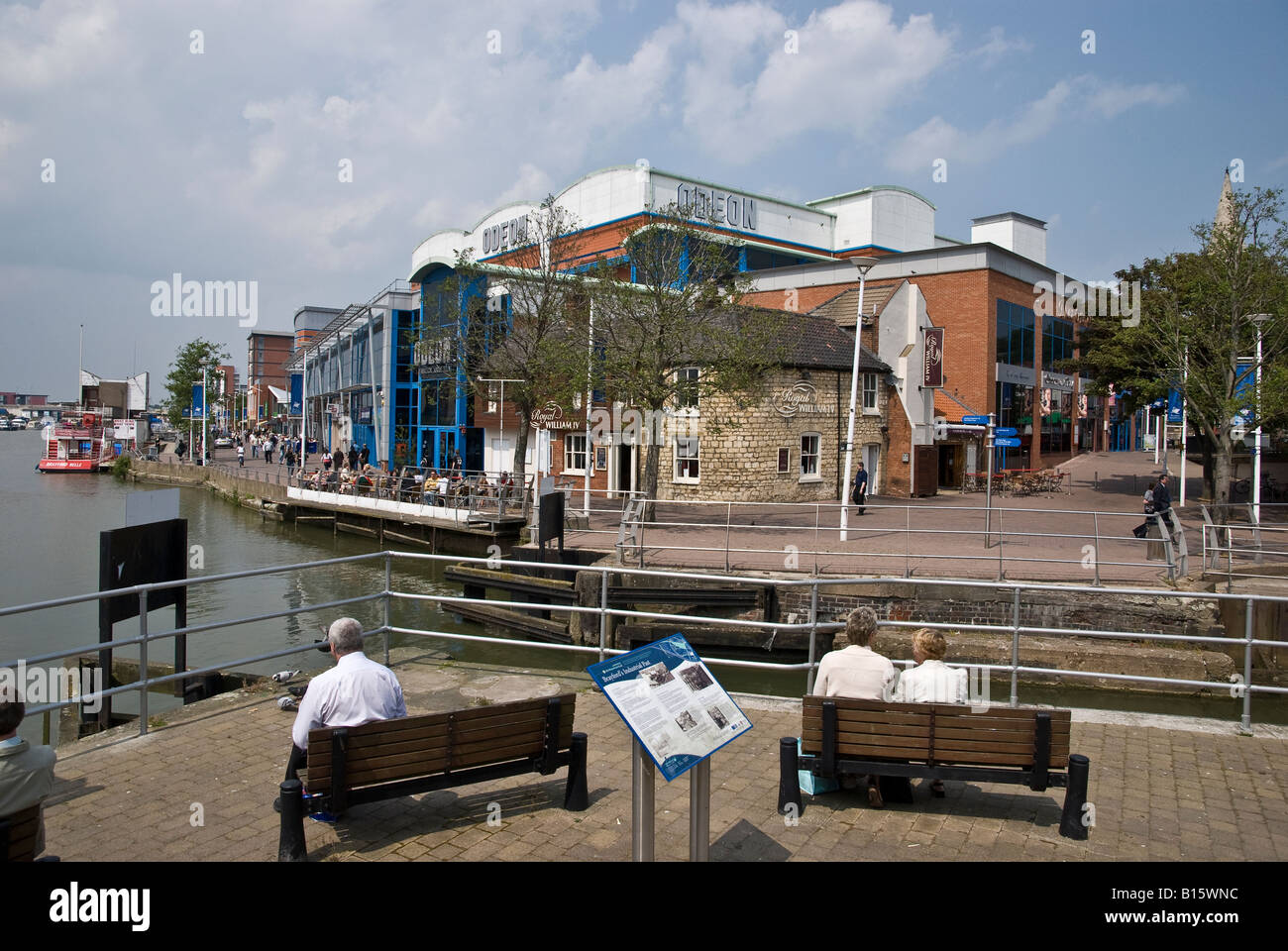 Brayford Pool and Waterfront Lincoln UK Stock Photo