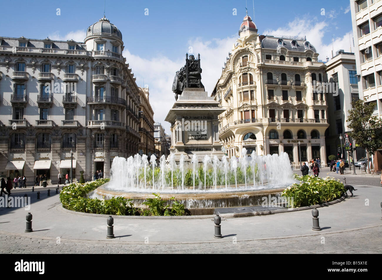 Spain, Andalucia, Granada, Plaza Isabel la Catolica Stock Photo - Alamy