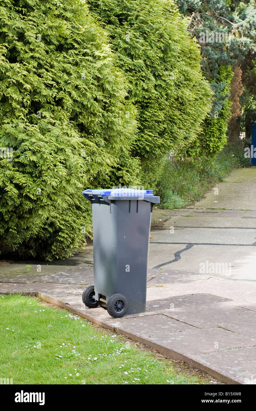 Council wheelie bin Stock Photo Alamy