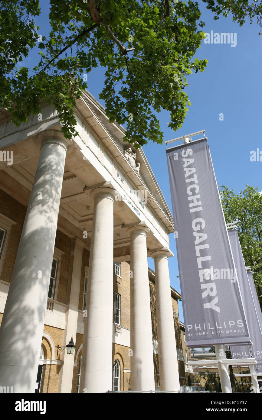 Exterior of new Saatchi Art Gallery Stock Photo