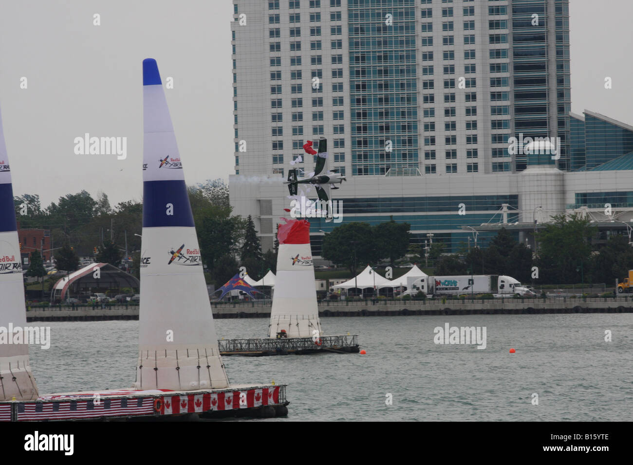 Red Bull Air Race World Series in Detroit, Michigan Stock Photo