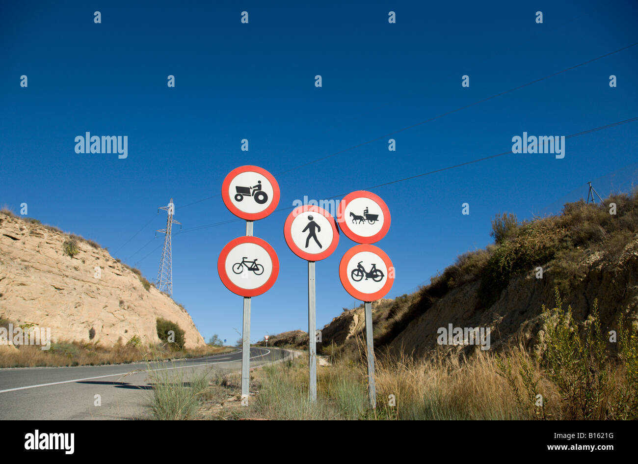 Humorous road warning signs Stock Photo - Alamy