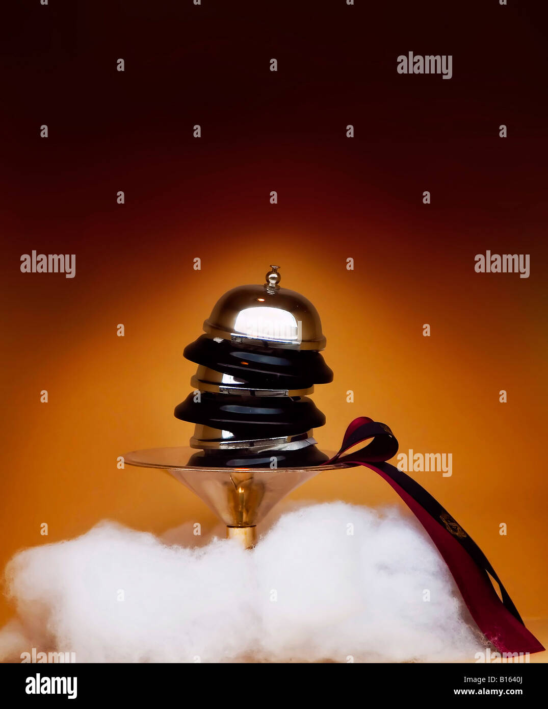 Small Bell Service Ring bell for assistance hi-res stock photography and images - Alamy