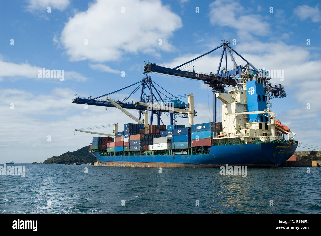 Cargo ship Stock Photo