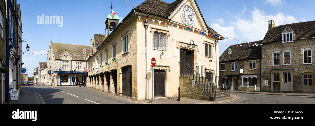 The 17th century Market House in the Cotswold town of Tetbury, Gloucestershire Stock Photo
