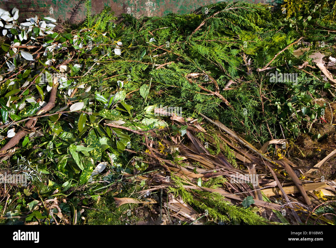 Green recycling Stock Photo