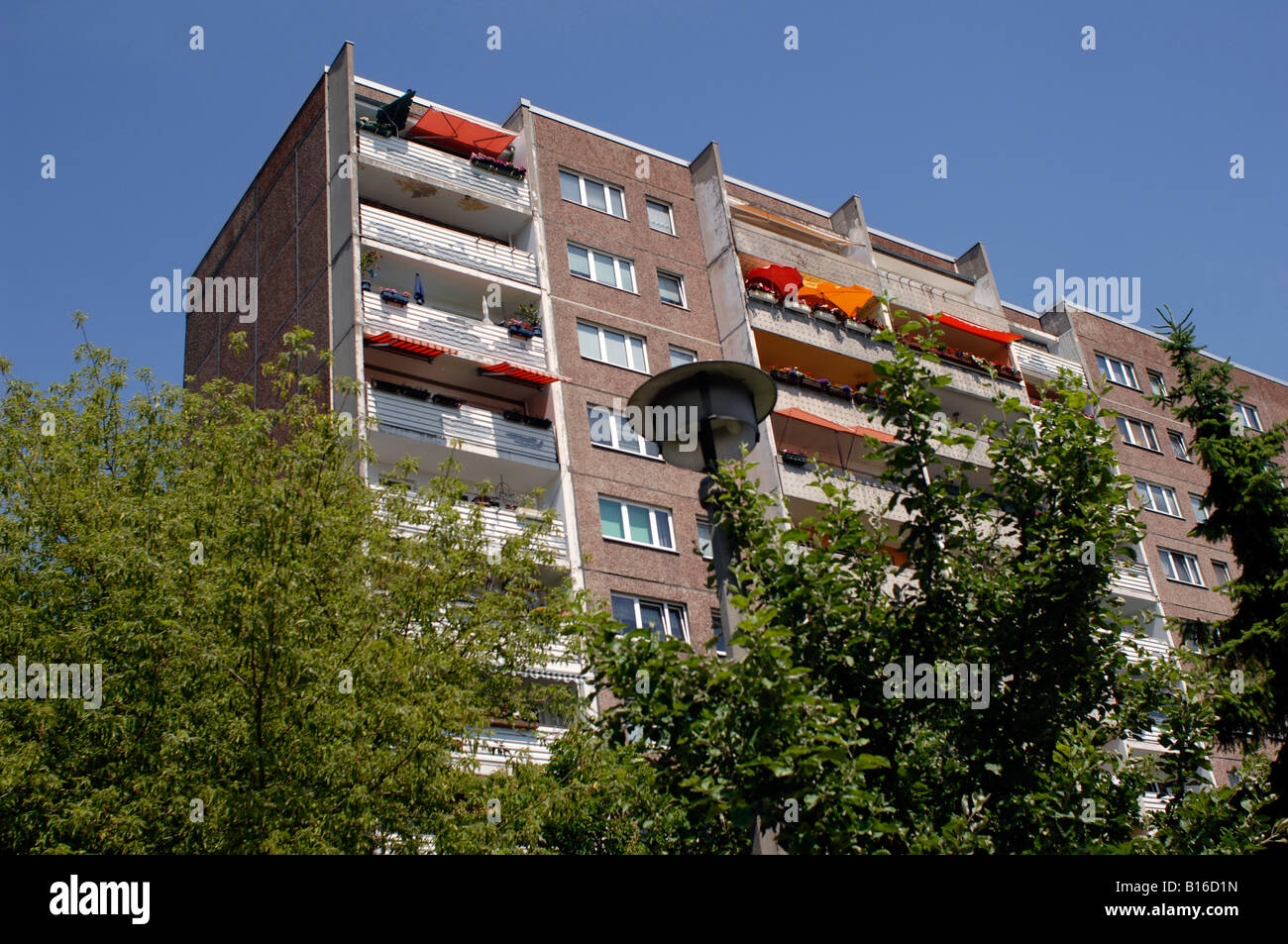 Panel flat in BerlinMarzahn Stock Photo Alamy