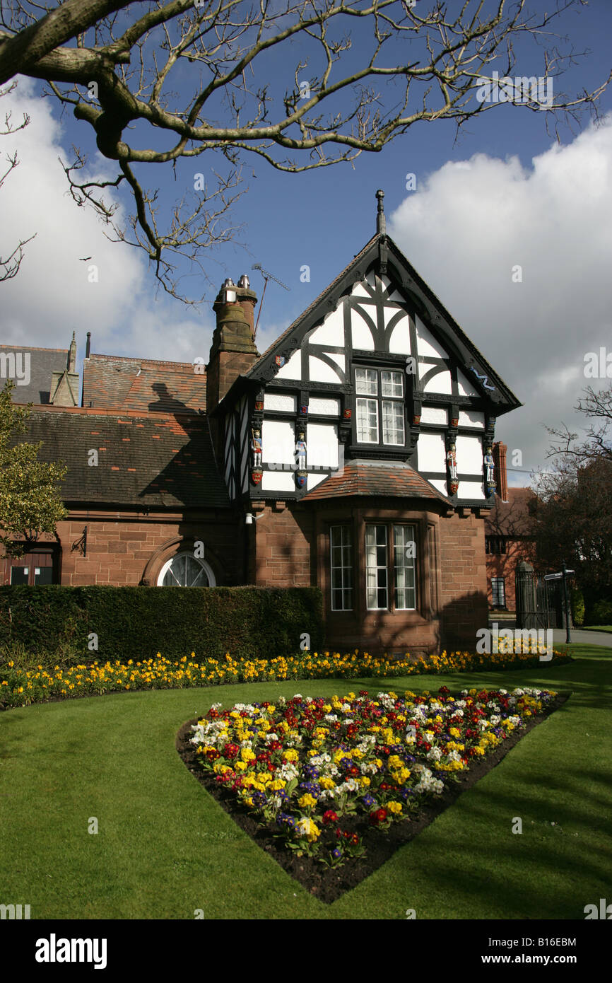 City of Chester, England. Grosvenor Park Lodge is originally known as