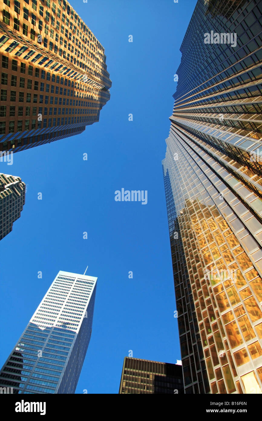 Downtown office towers Stock Photo - Alamy