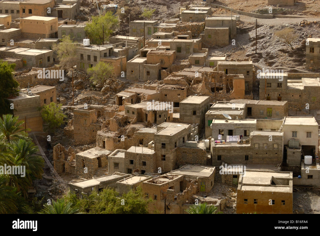 The village of Wasirat A'Rawageh, in the Wadi al Muaydin, Al Jabal al
