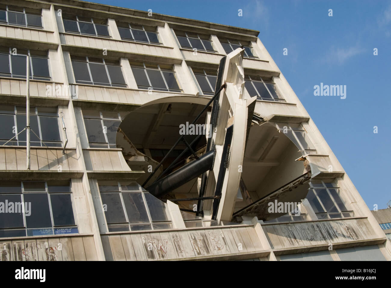 Turning The Place Over Richard Wilson Liverpool UK Stock Photo