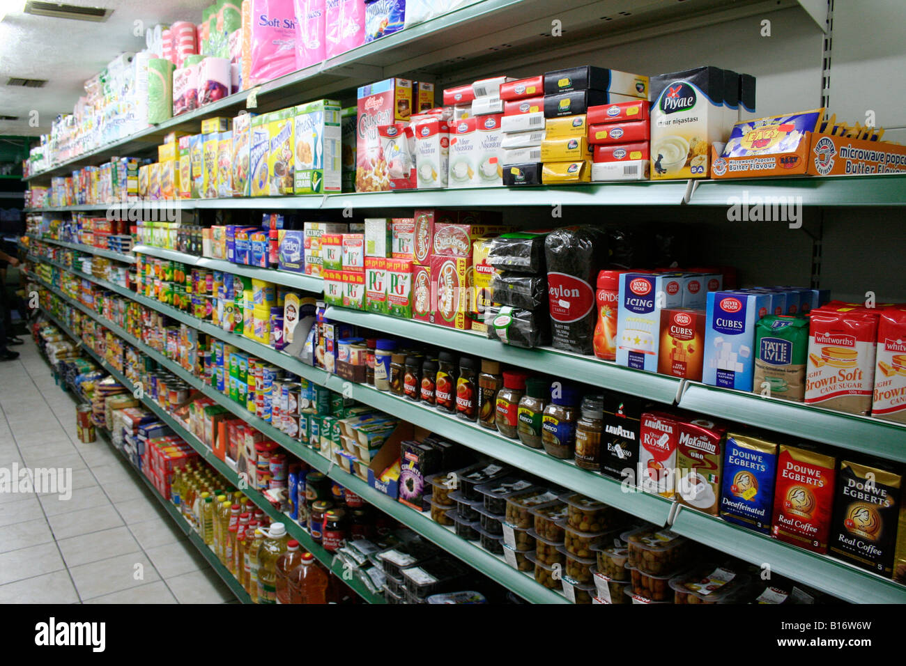 Local Store Goods Produce at local store Stock Photo - Alamy