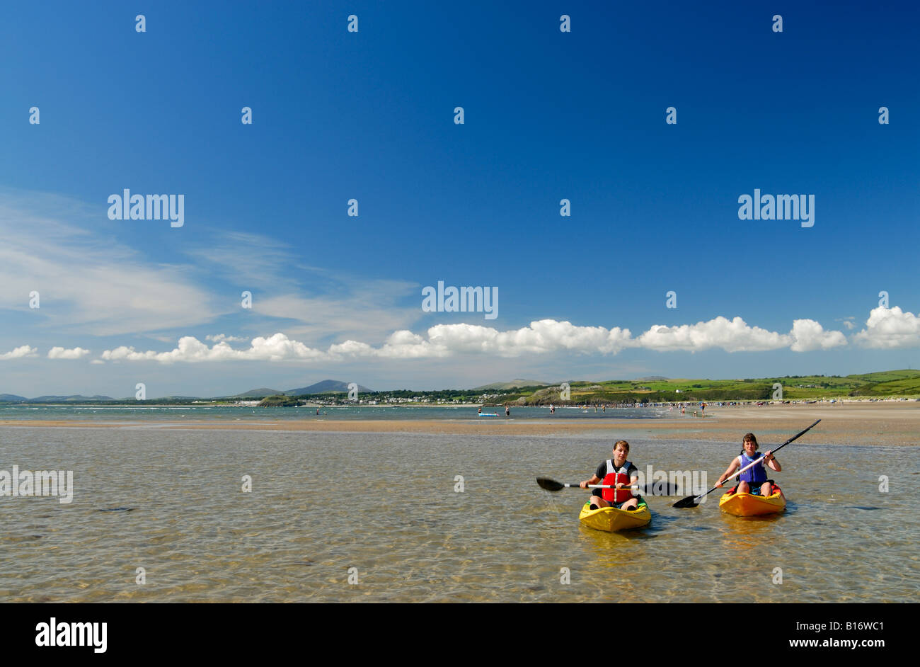 Black Rock Sands Porthmadog Stock Photo - Alamy