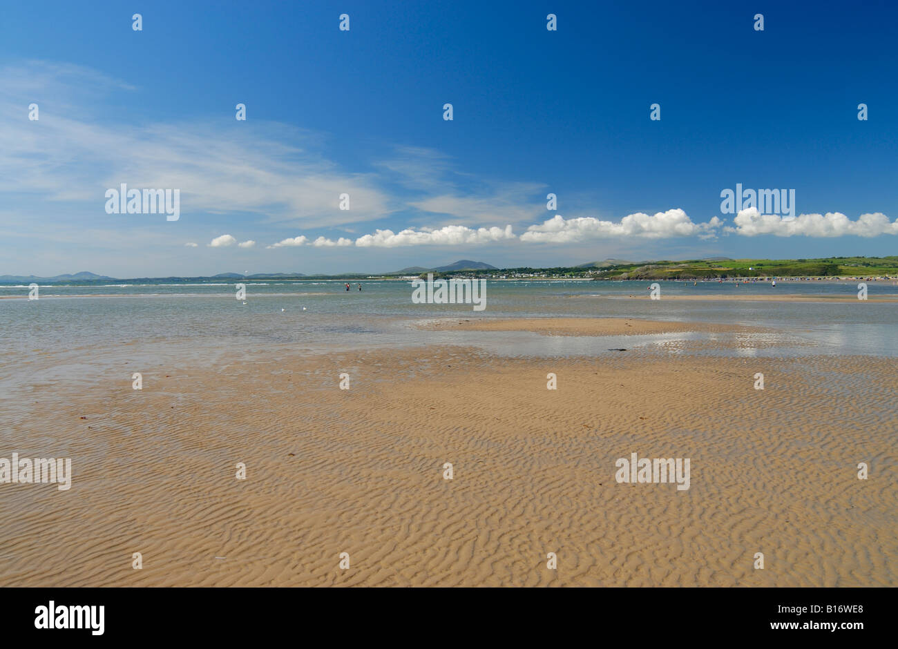 Black Rock Sands Porthmadog Stock Photo - Alamy