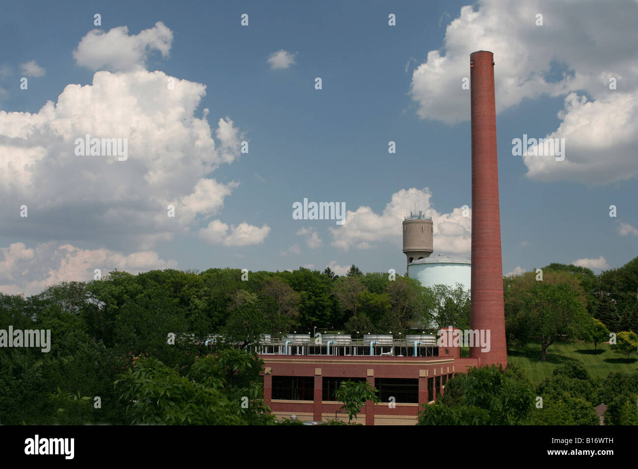 Utility plant for St Mary s Hospital Rochester Minnesota Stock Photo