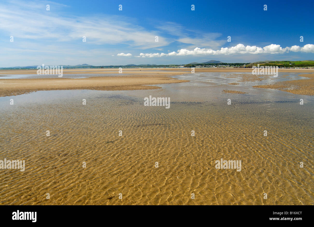 Black Rock Sands Porthmadog Stock Photo - Alamy
