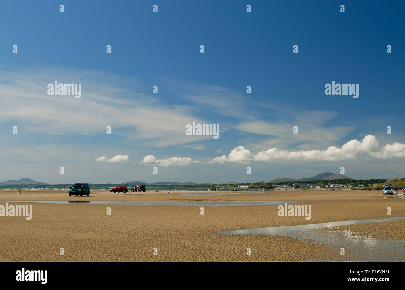 Black Rock Sands Porthmadog Stock Photo Alamy