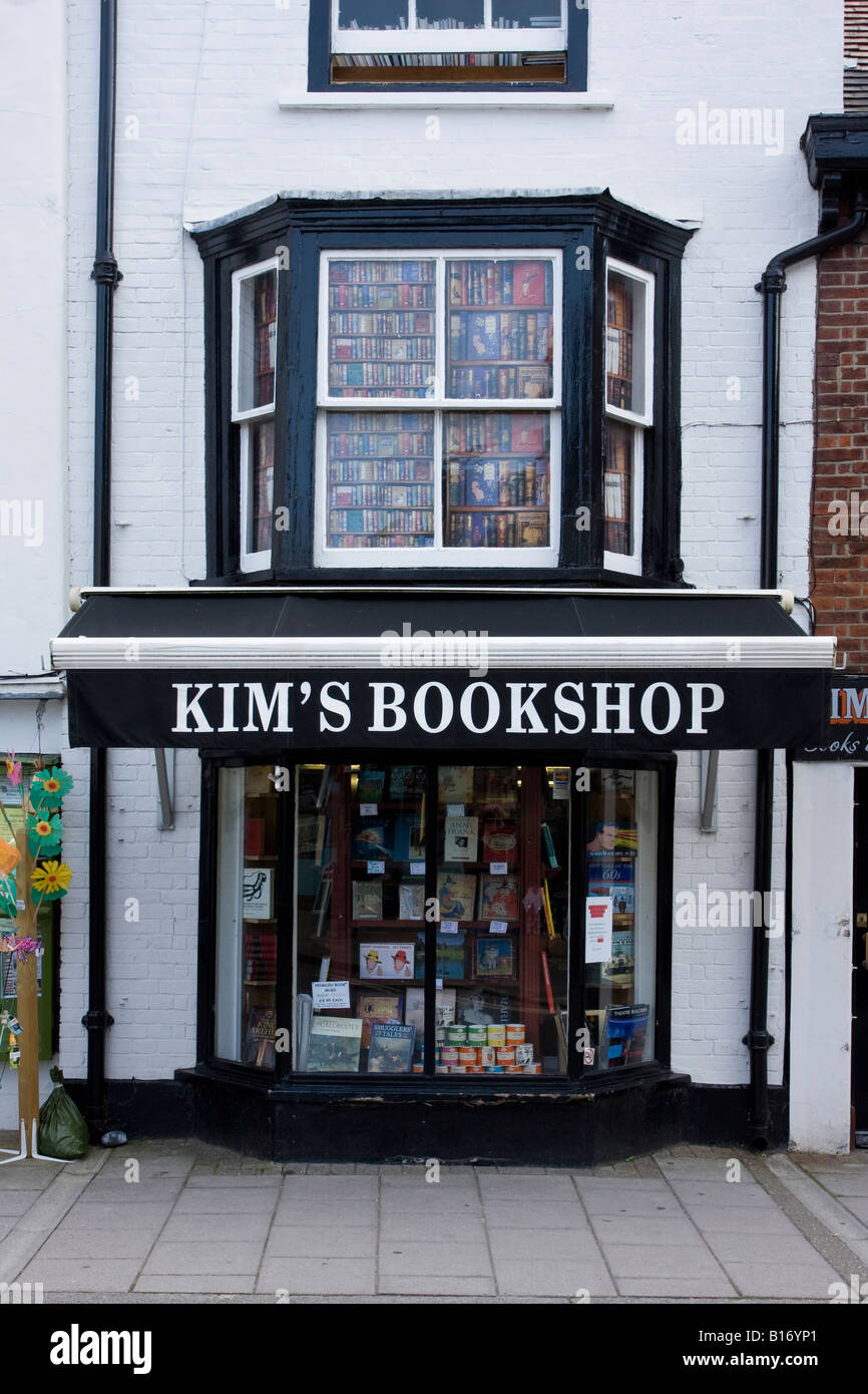 Secondhand bookshop, Arundel, Sussex, England, UK Stock Photo
