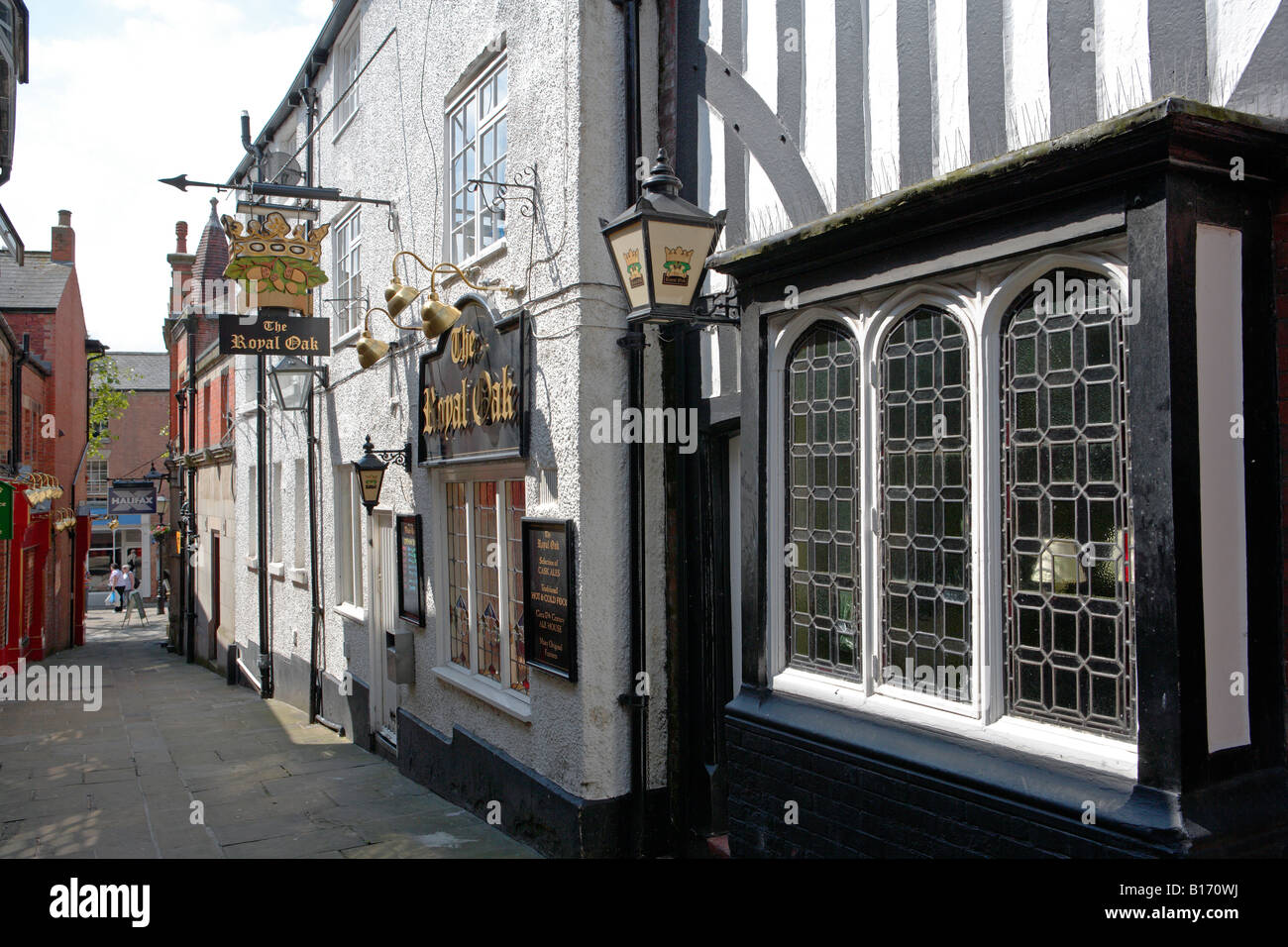 The Royal Oak, The Shambles, Chesterfield Stock Photo Alamy