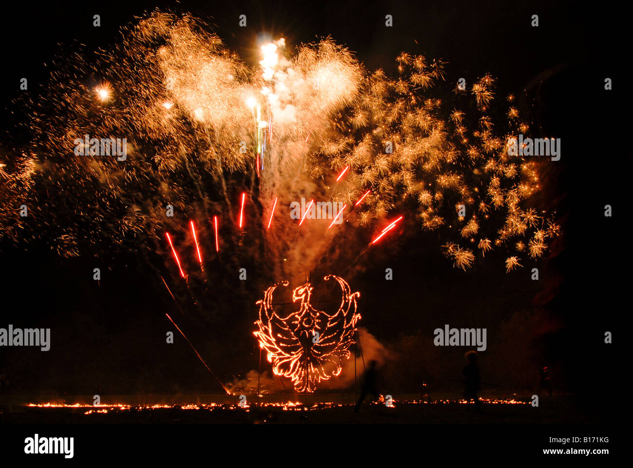 Hay on Fire Festival Hay on Wye Stock Photo Alamy