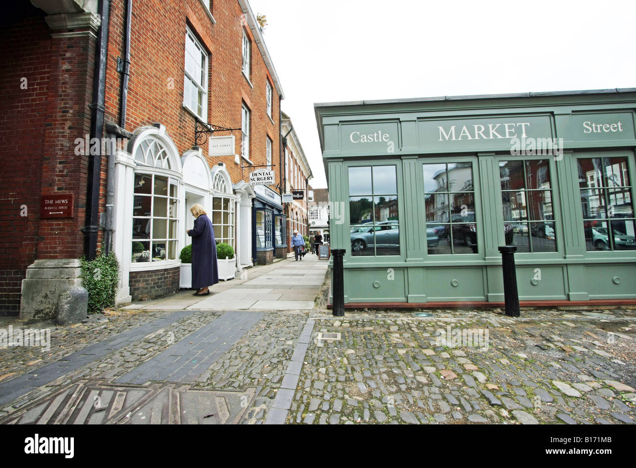 Shops in Farnham Surrey Stock Photo Alamy