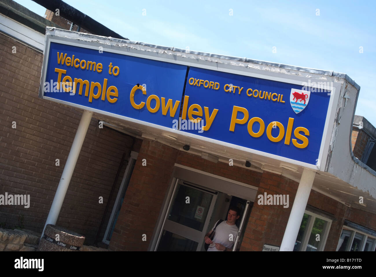 Exterior of Temple Cowley Pools, Temple Road, Cowley, Oxford, England