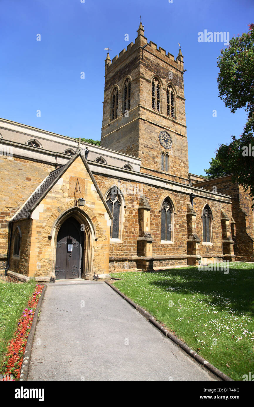 St Giles Church Northampton Stock Photo