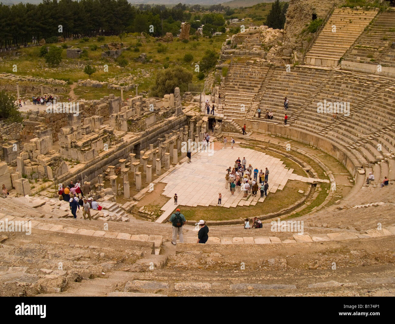 Theatre of Ephesus, Turkey Stock Photo